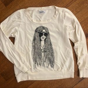 Lauren Moshi crew neck pullover size small